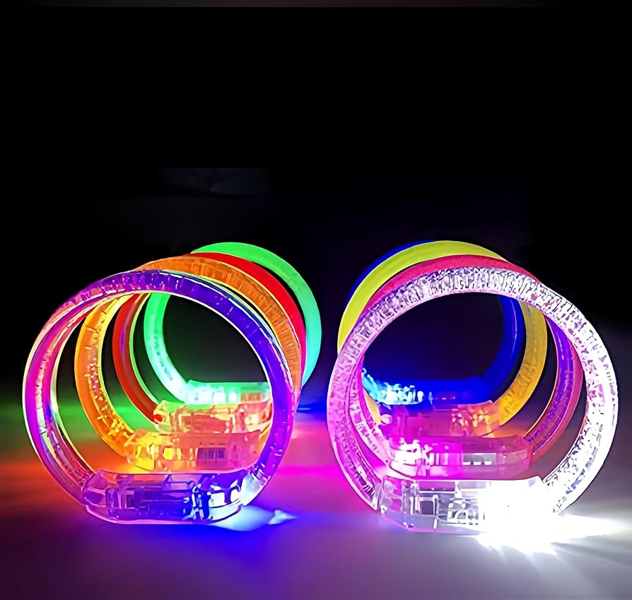 光るブレスレット セット 多色 Amazon | 光るブレスレット ケミカルライト 蛍光 多色 5色 100本